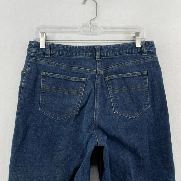 Charter Club Jeans Women's Sz 8P Blue Laura Fit Straight High-Rise Stretch Denim - Picture 8 of 11